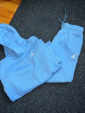 Jordan Kids Light Blue Jumpman Hoodie & Jogger Set